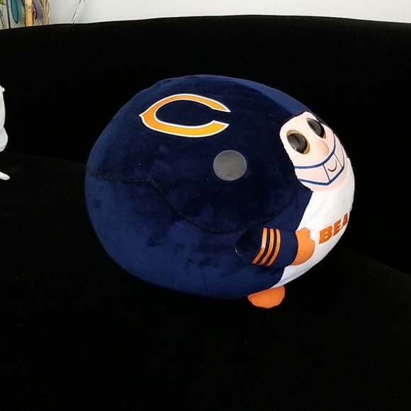 Chicago Bears Pillow Beanie Ballz by TY Inc - Picture 3 of 5